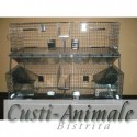 Cuscă iepuri plan înclinat 2 nivele/160 cm