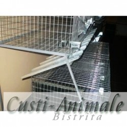 Cuscă iepuri plan înclinat 2 nivele/160 cm