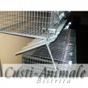 Cuscă iepuri plan înclinat 2 nivele/160 cm